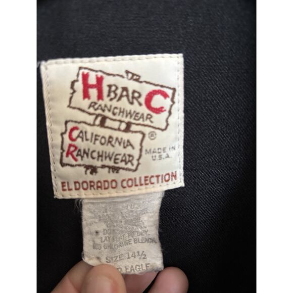 H Bar C Ranchwear Vintage Rockabilly Size 14.5 - Picture 10 of 10